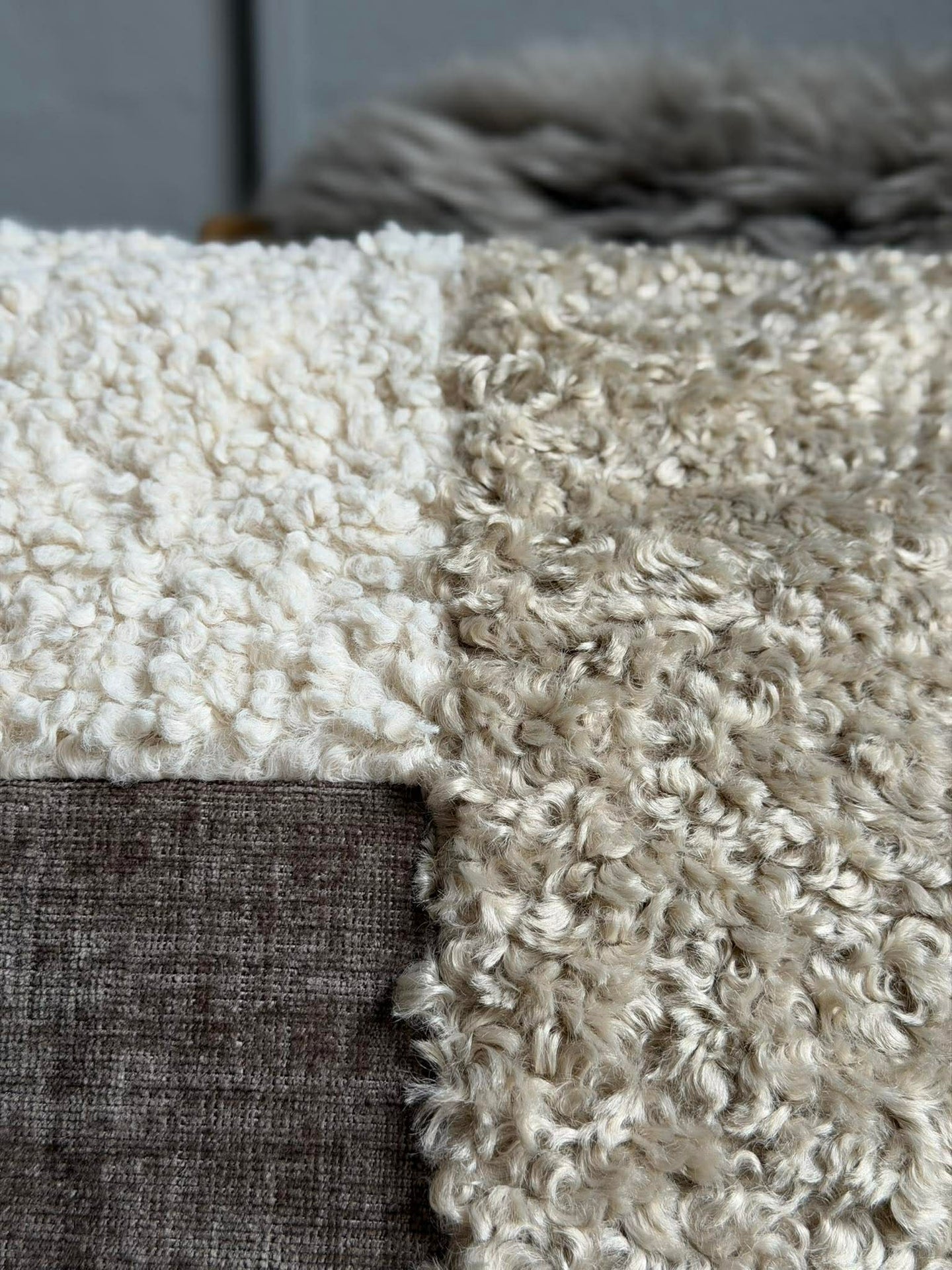 Kissen mit Füllung 45x45 cm - Chenille