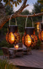 Laterne mit Solarzellen - Saga black