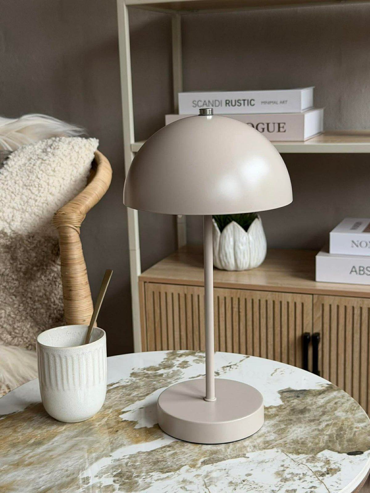 Tischlampe mit Touch - Large Sand
