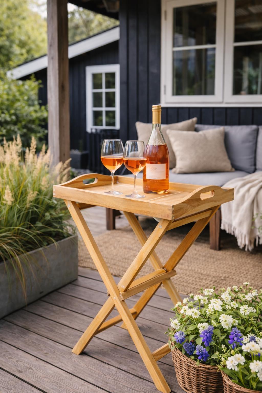 Tabletttisch - Teak