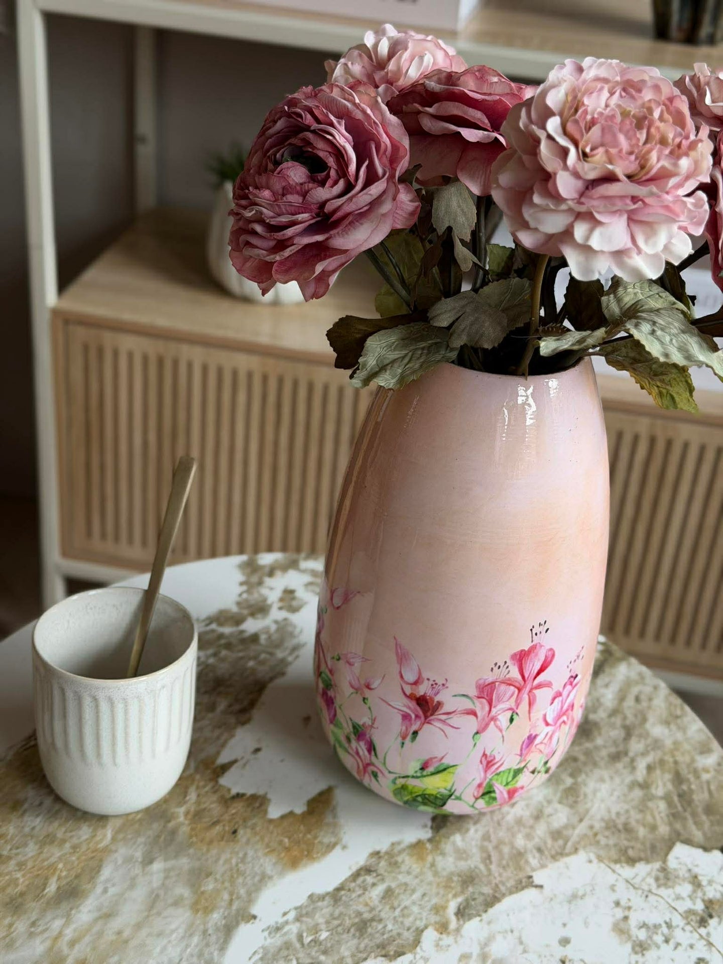 Vase - Flower-Print