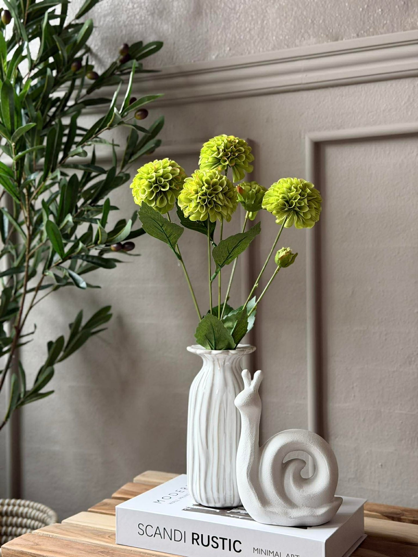 Blumenstiel mit mehreren Blüten - Lime
