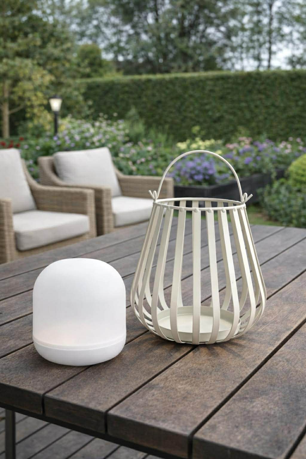 Laterne Alma – White