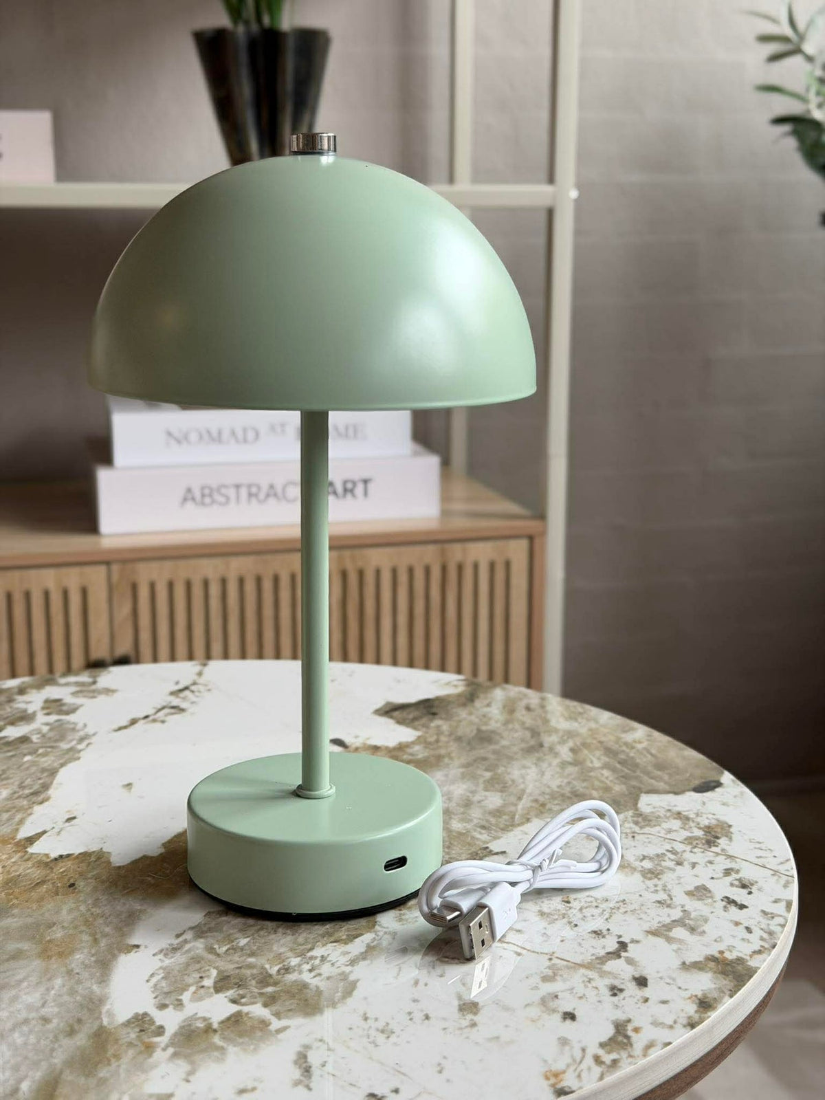 Tischlampe mit Touch - Grün