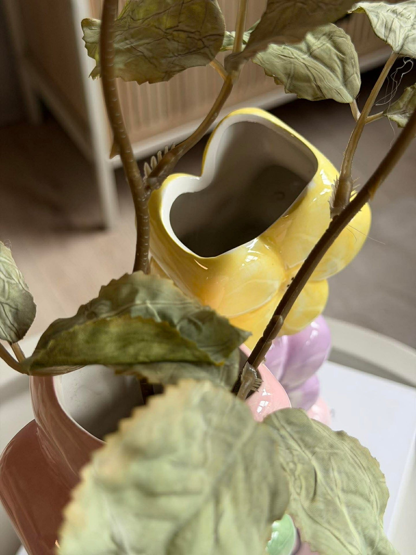 Vase mit Pastellblumen - Color mix