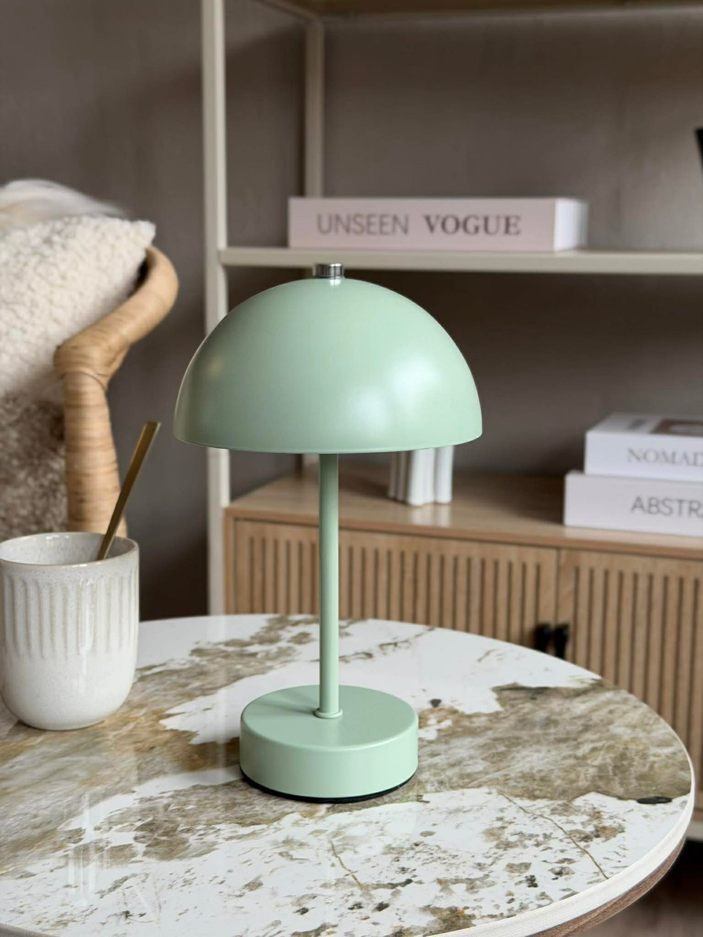 Tischlampe mit Touch - Grün