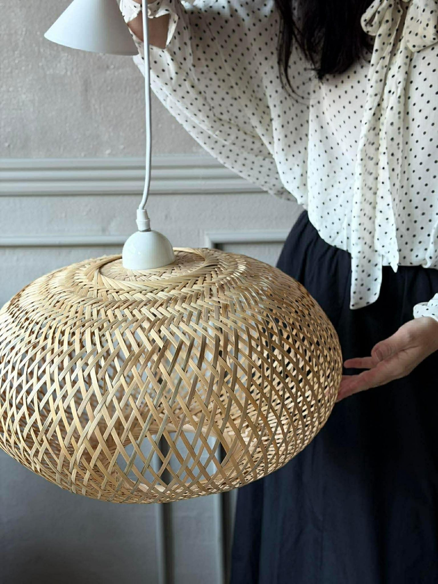 Bambuslampe – Ø 38 cm