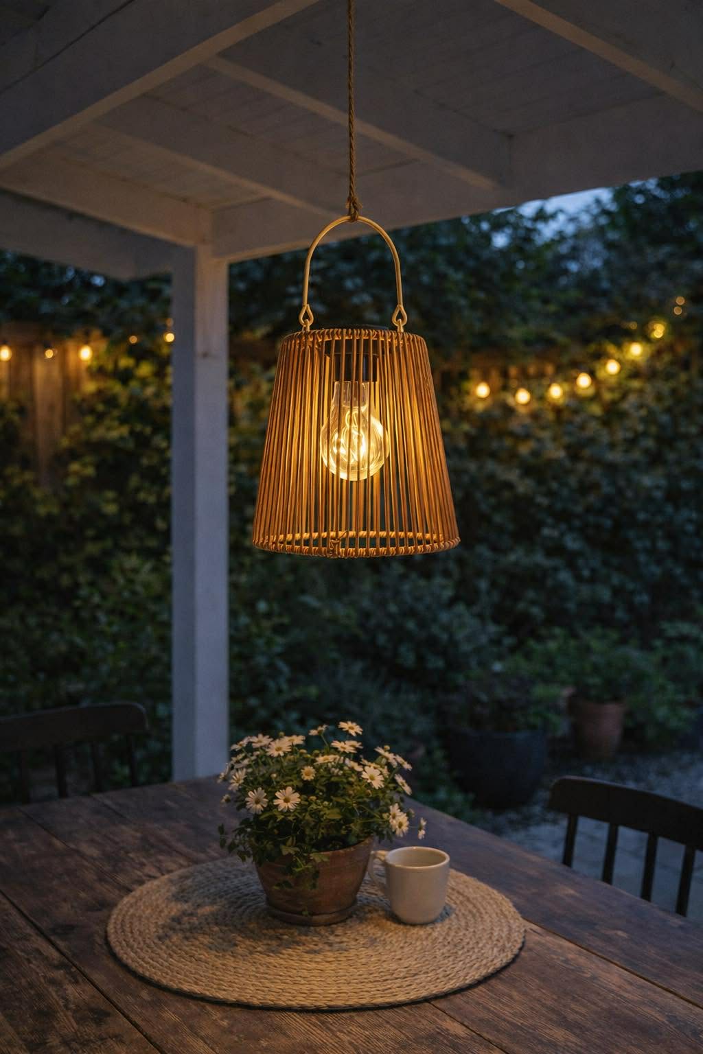 Sabbi Lampe mit Solarzellen
