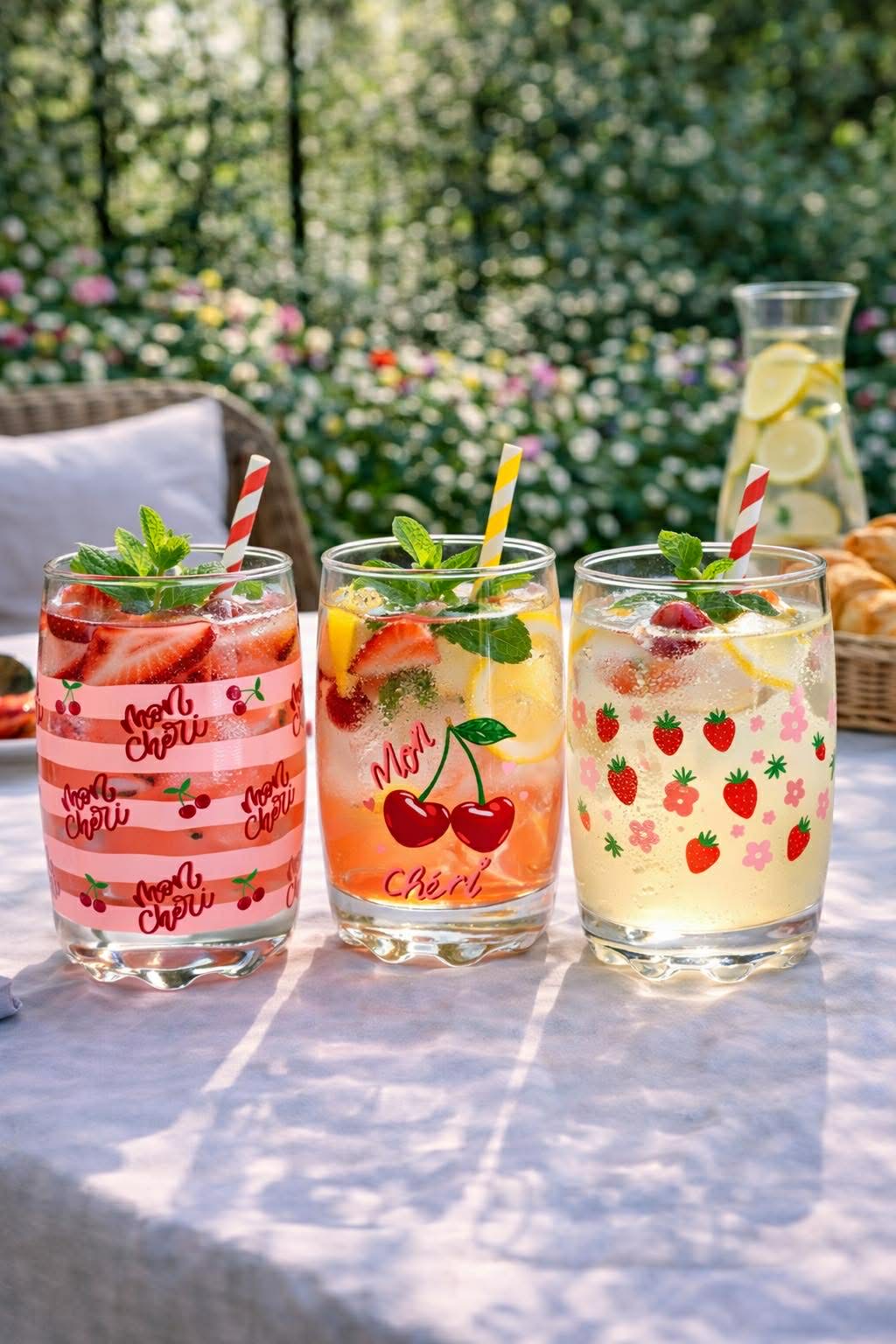 Glas Cherry – 3er-Set