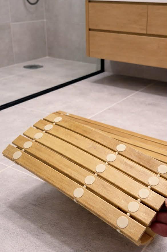 Badematte Bambus