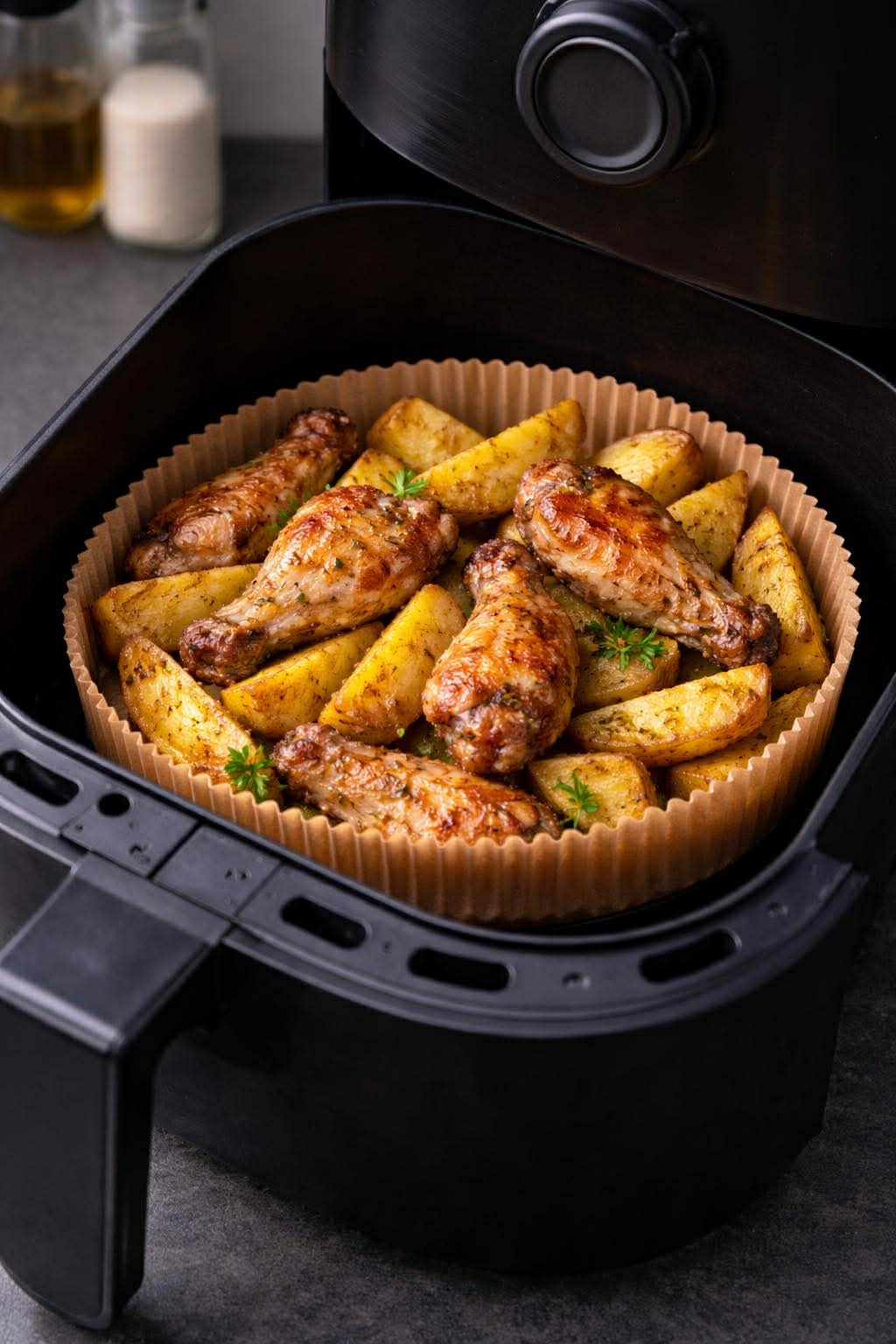 Airfryer Backpapier Rund - 50 Blatt.