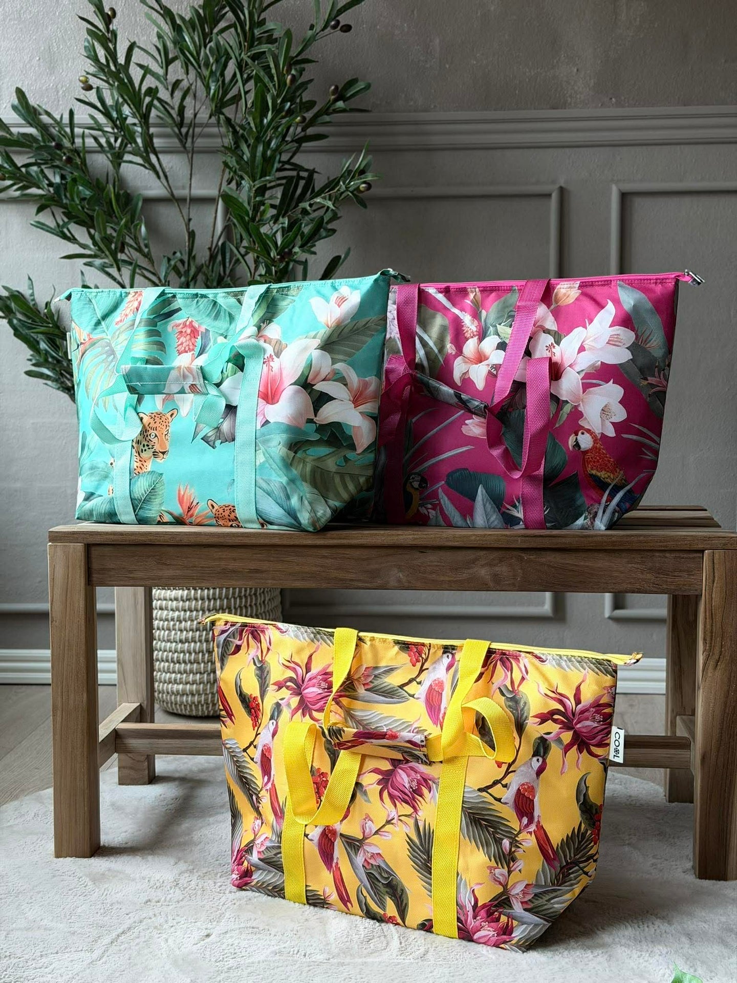 Kühltasche mit Blumen - Mehrere Farben