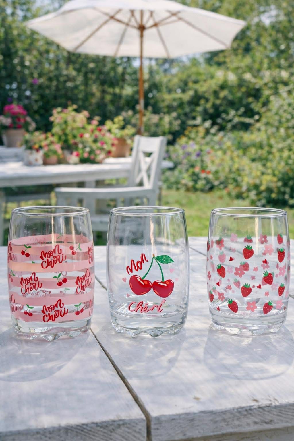 Glas Cherry – 3er-Set