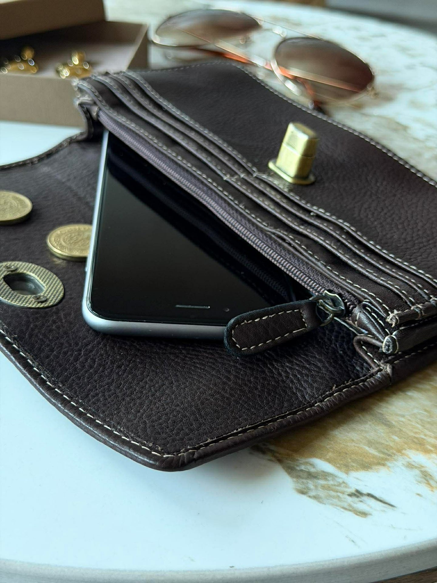 Portemonnaie Moa Big Brown - 2. Sortierung