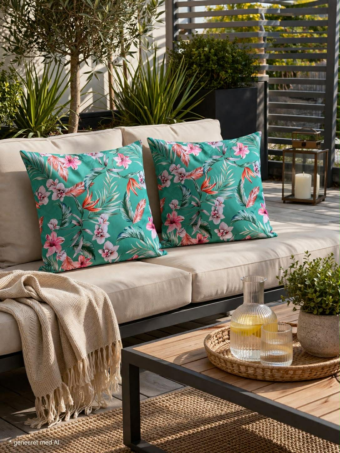 Kissen 45x45 cm - Bloom - Verschiedene Farben