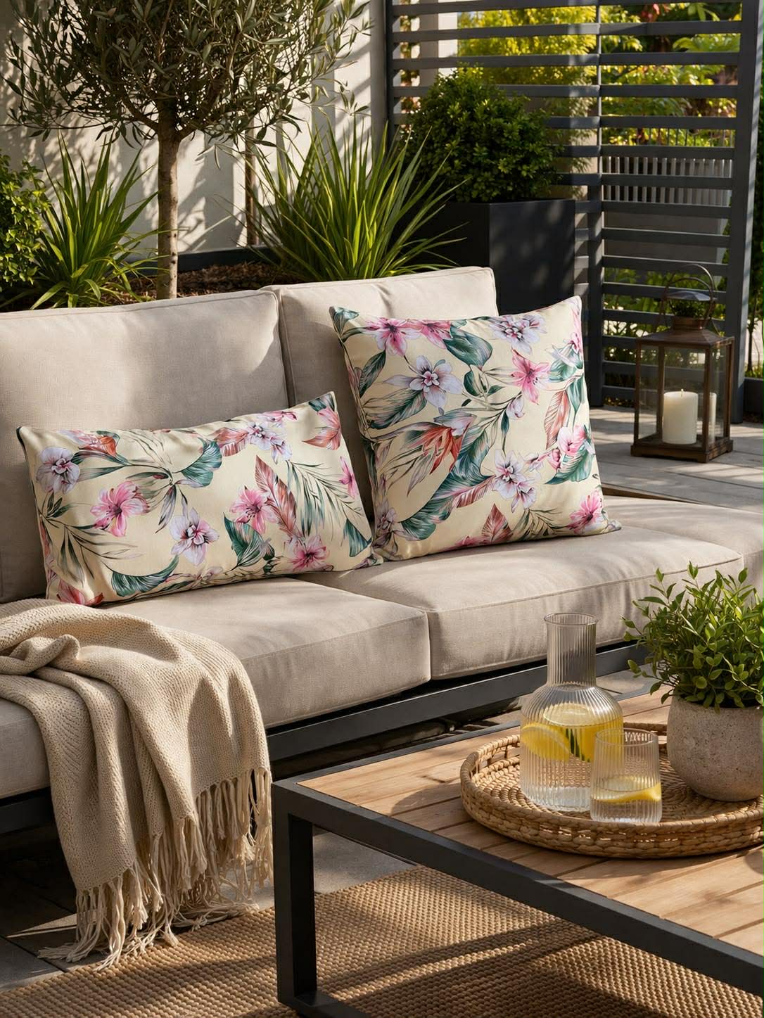 Kissen mit Füllung Bloom - mehrere Farben