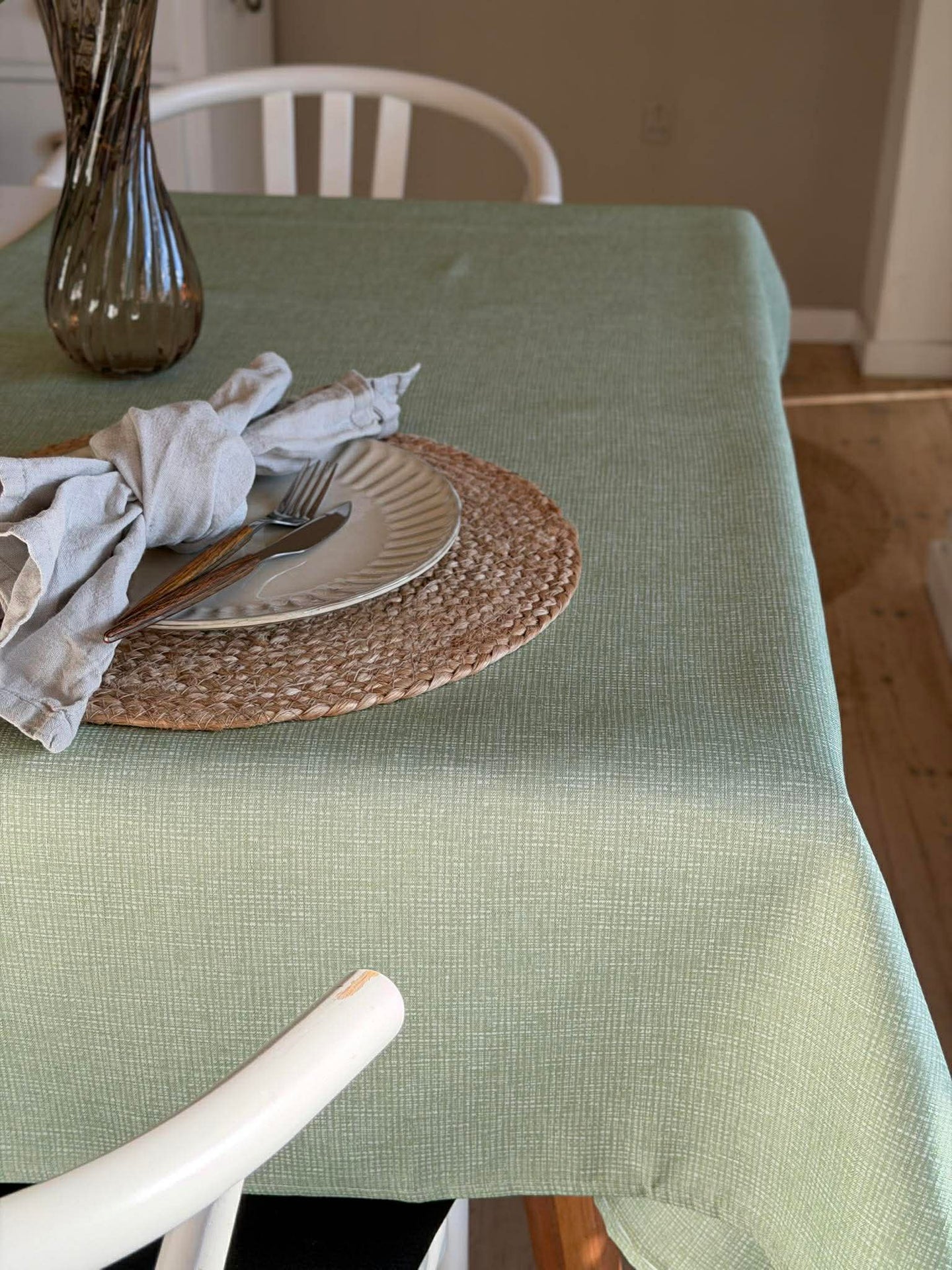 Wasserabweisende Tischdecke - Mint