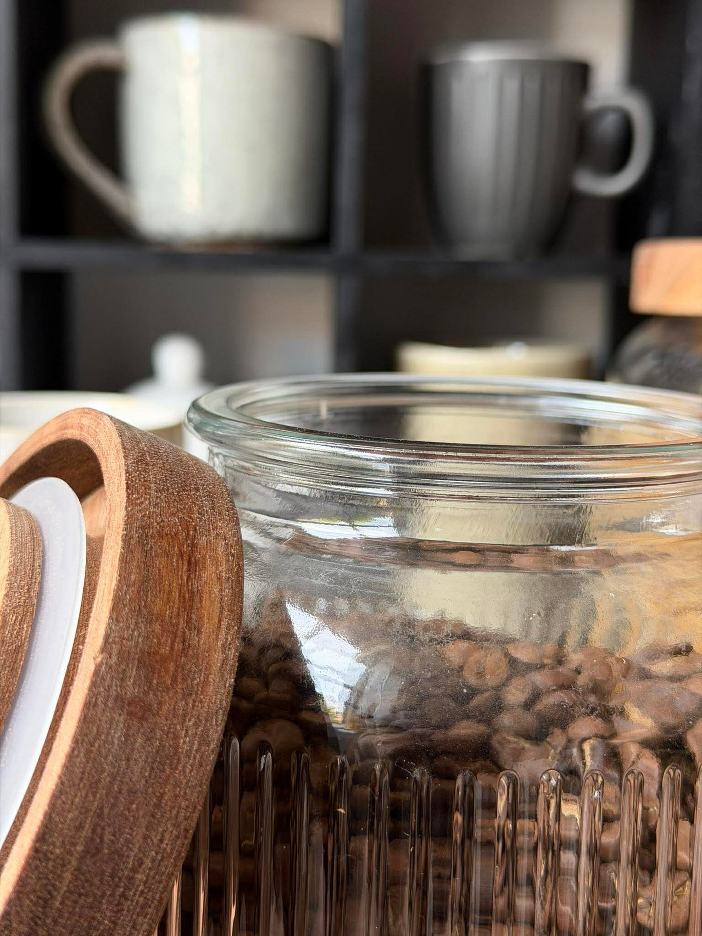 Vorratsglas mit Akaziendeckel - Verschiedene Größen
