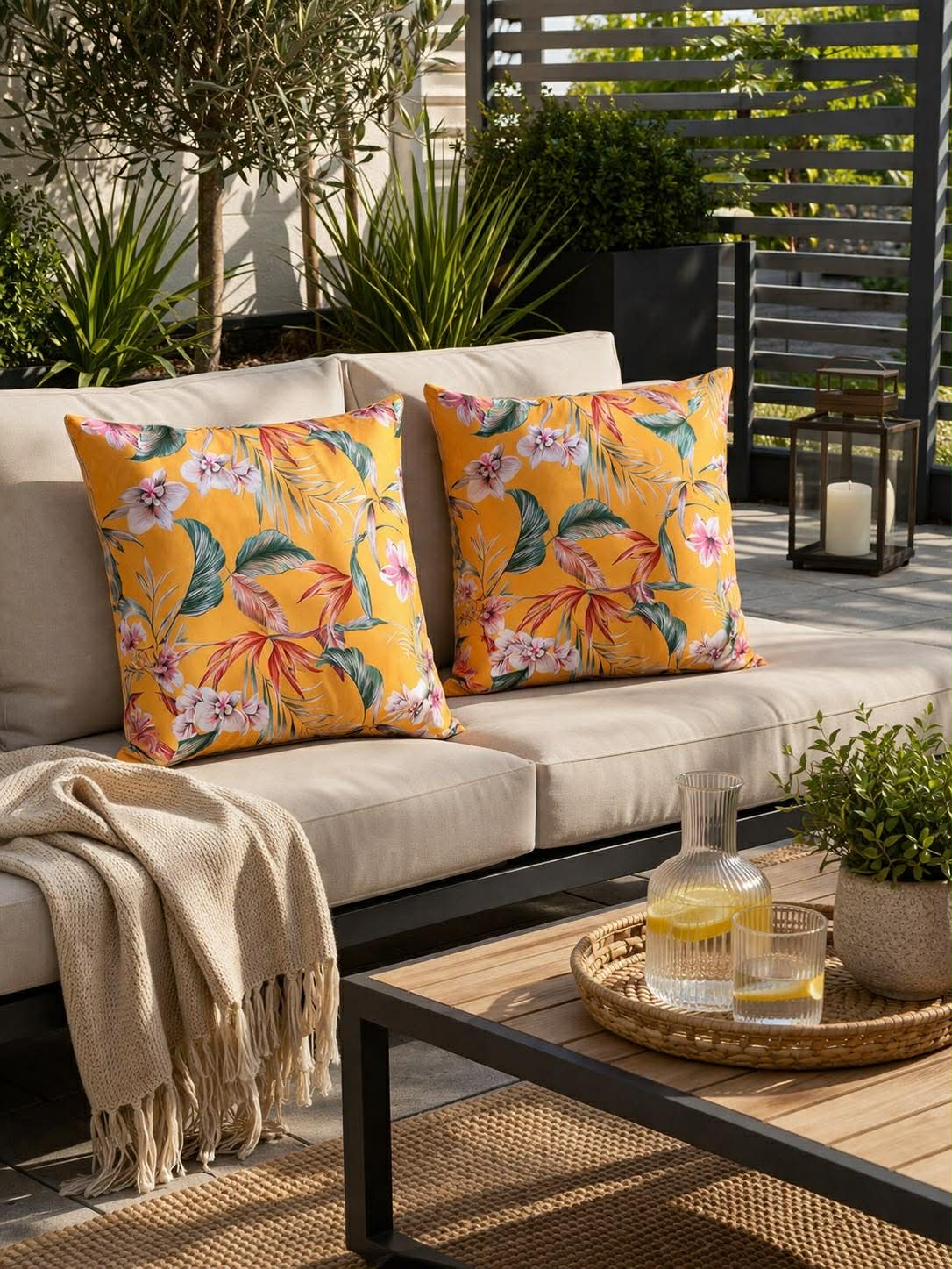 Kissen 45x45 cm - Bloom - Verschiedene Farben