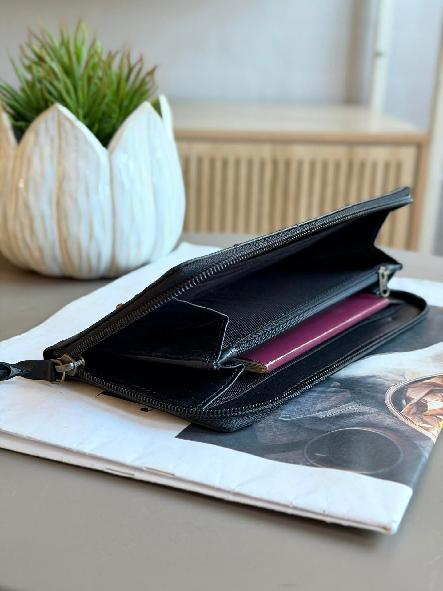 Clutch mit Nieten - LIMA Small schwarz