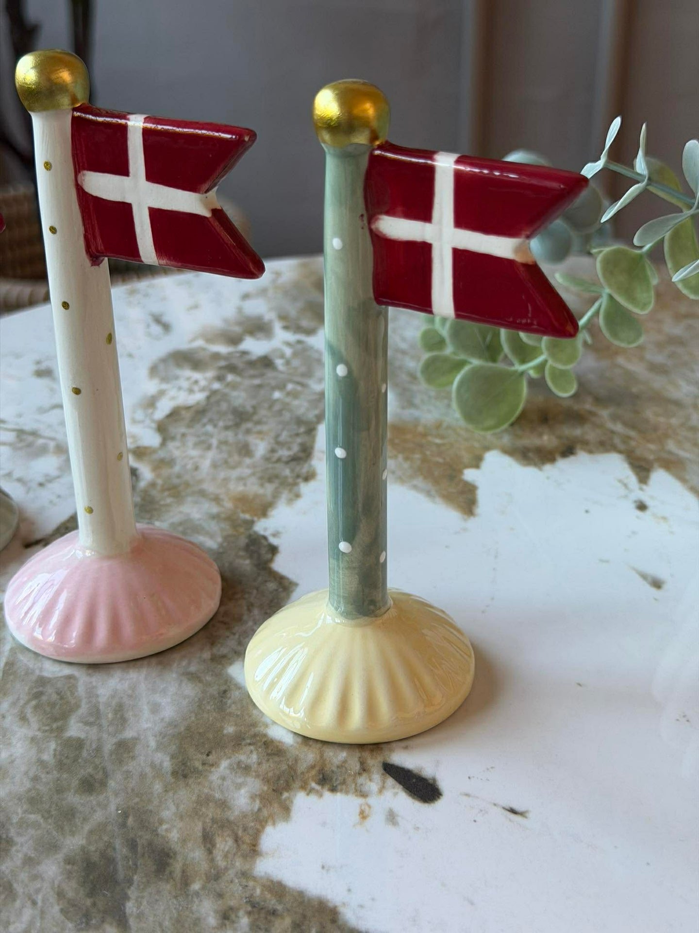 Keramik-Fähnchen – Mix H 14 cm