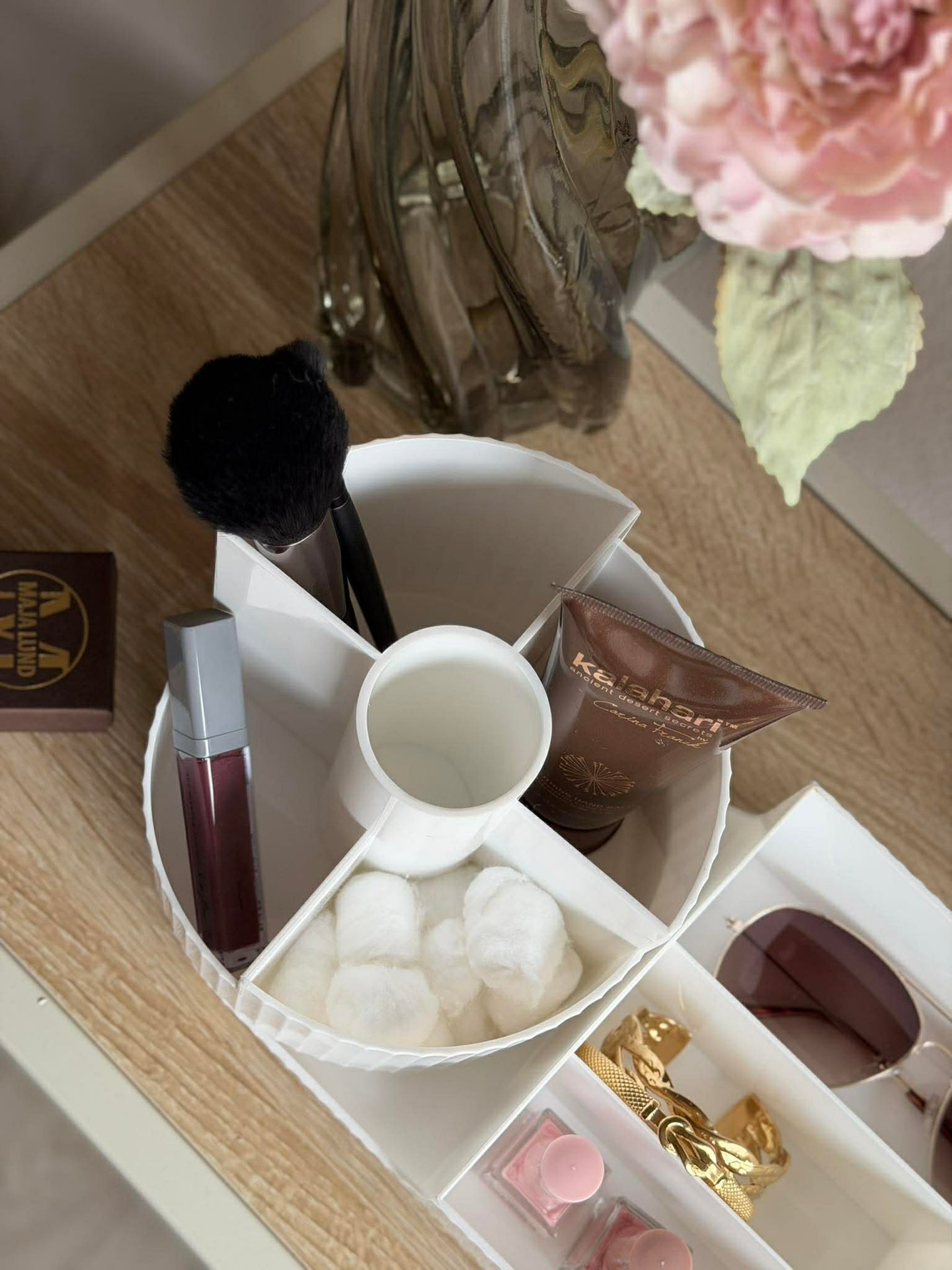 Makeup-Organizer 9 Fächer mit Drehfunktion