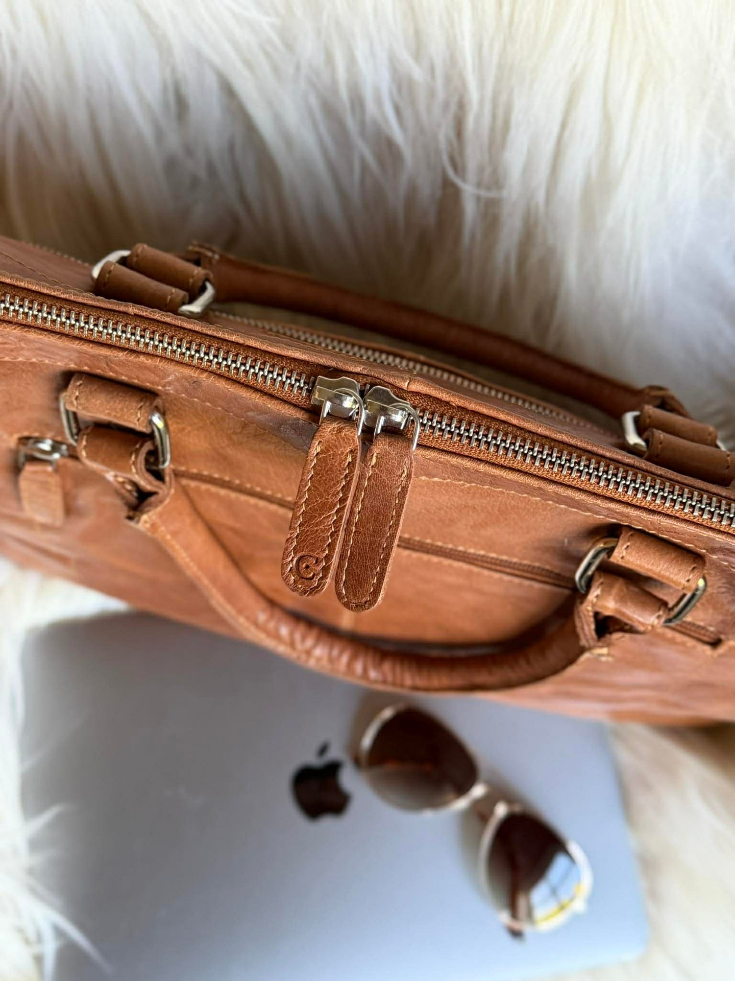 Laptop / Arbeitstasche - New Maisy Cognac