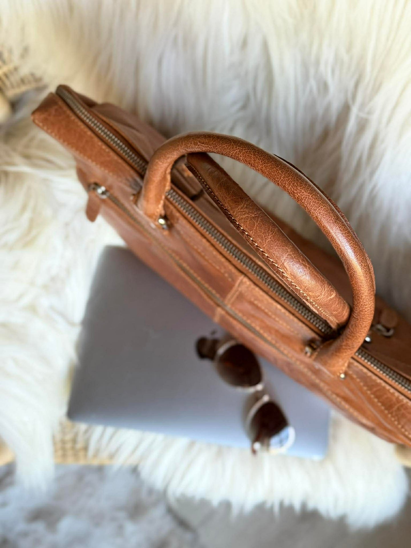 Laptop / Arbeitstasche - New Maisy Cognac