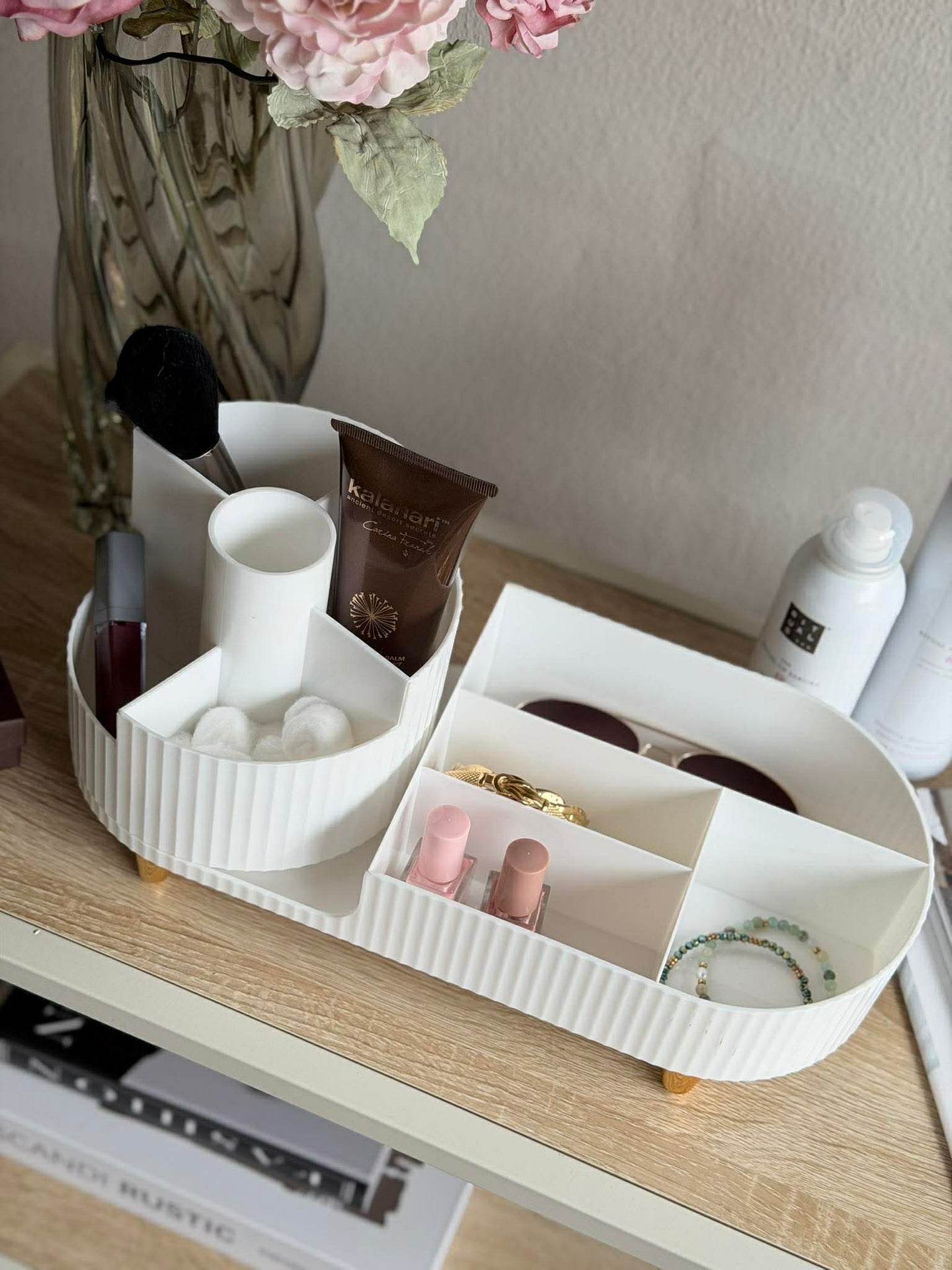 Makeup-Organizer 9 Fächer mit Drehfunktion