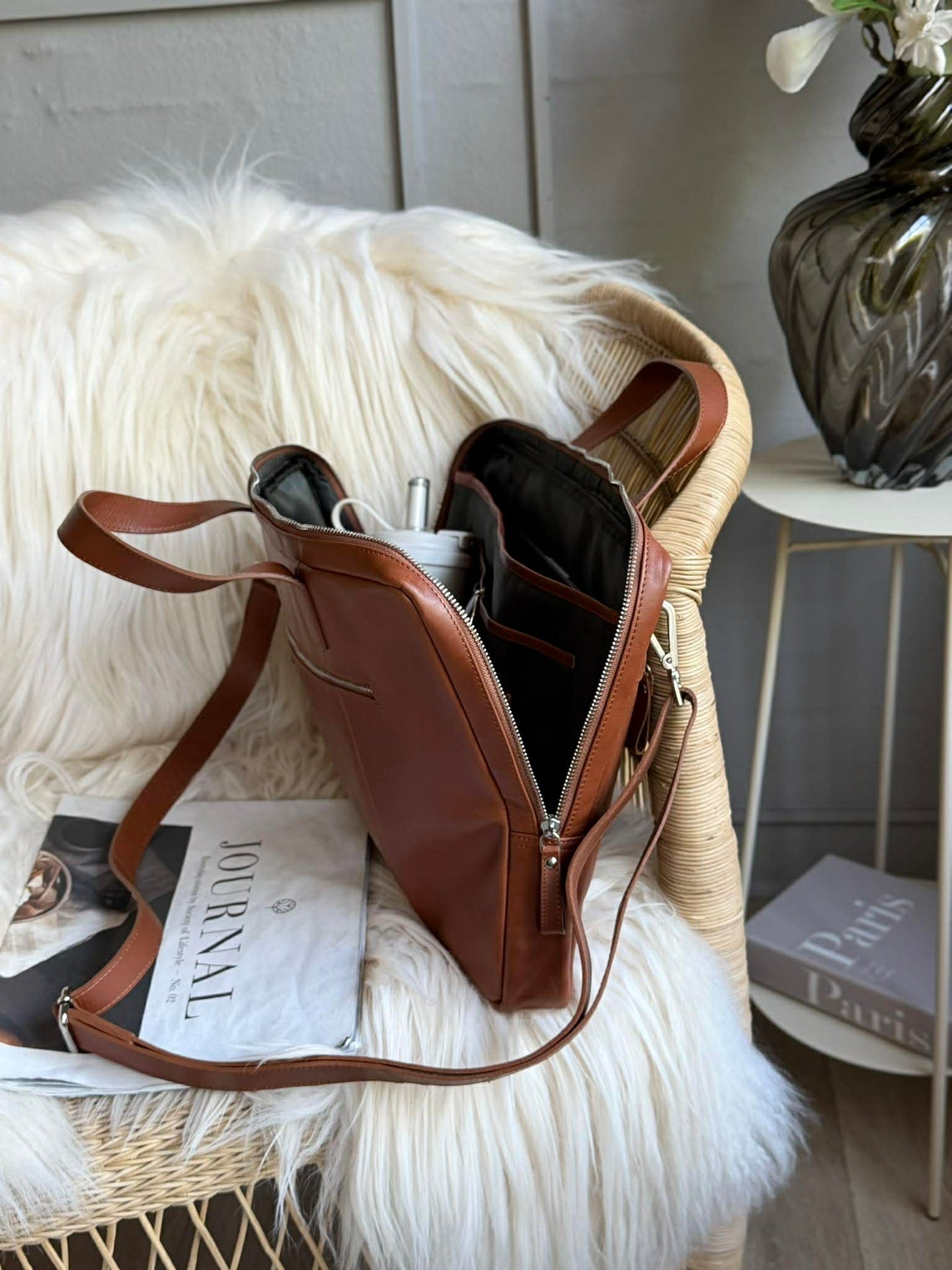 Laptoptasche - LUND New Cognac