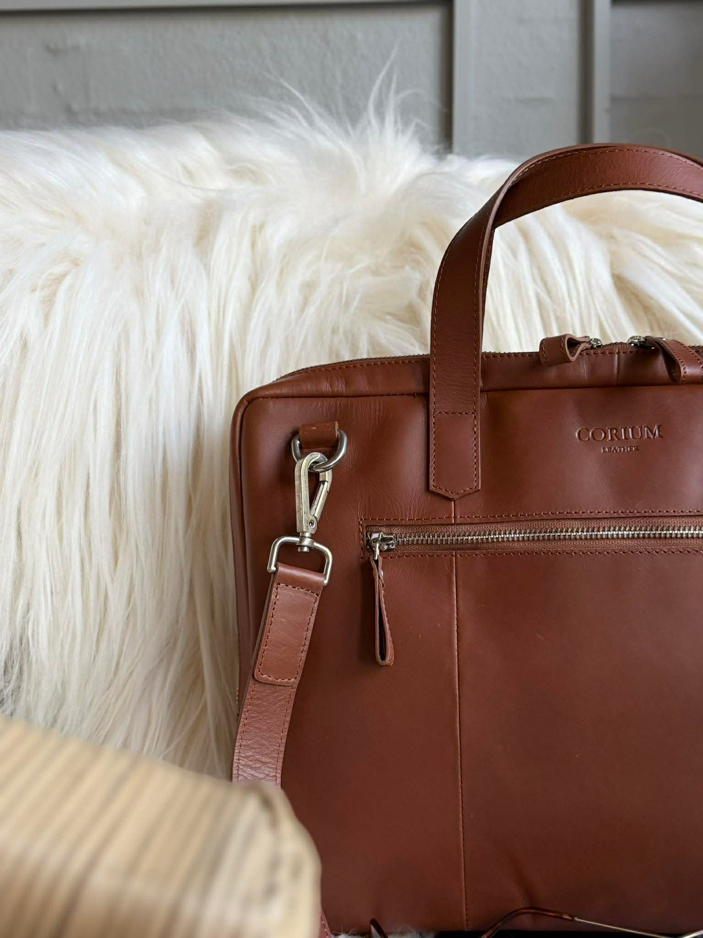 Laptoptasche - LUND New Cognac
