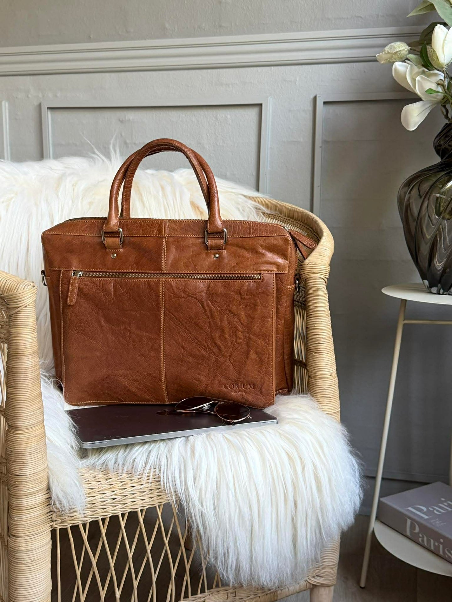 Laptop / Arbeitstasche - New Maisy Cognac
