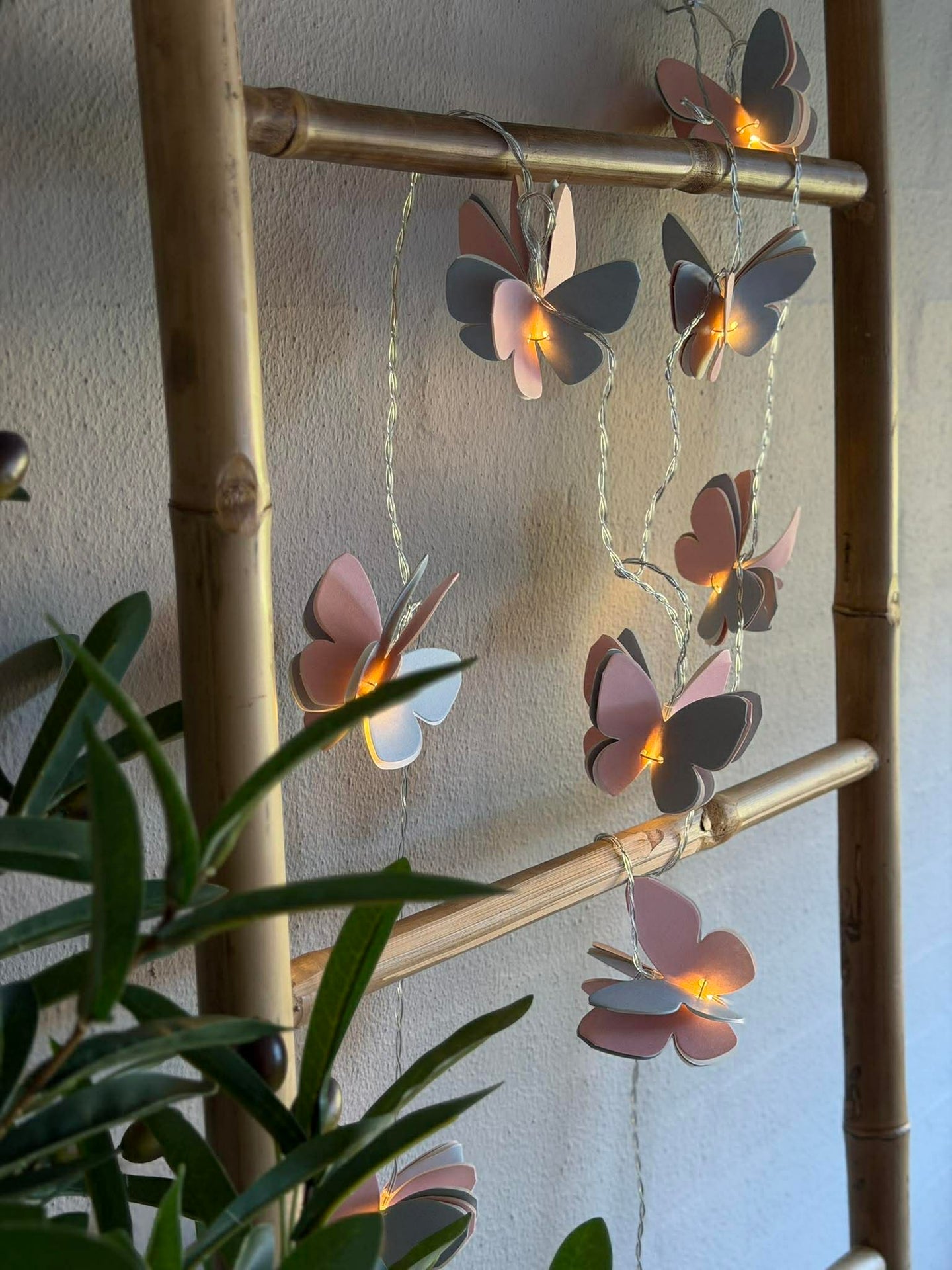 LED-Lichterkette - Schmetterlinge