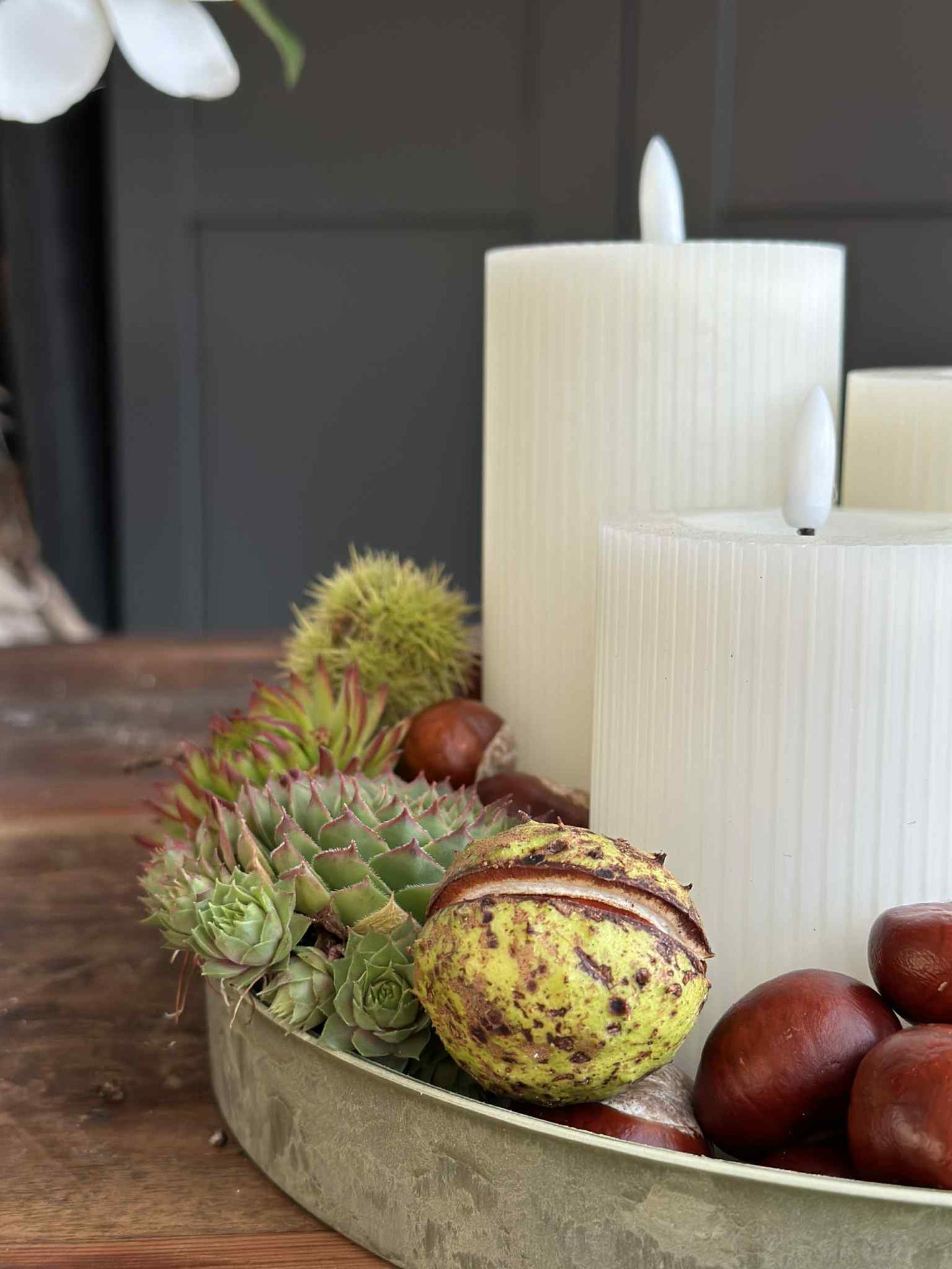 Tablett Beton-Look – Groß – Grün