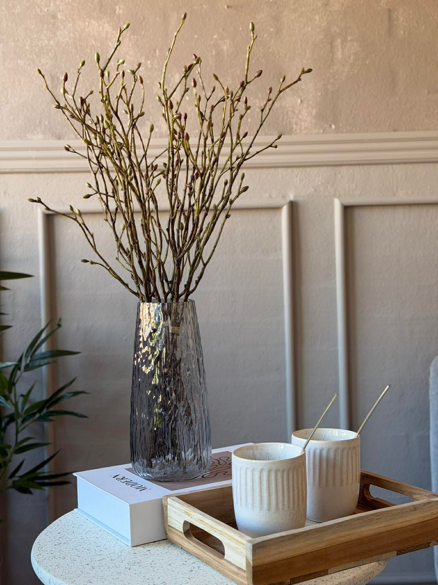 Zweig mit Knospen - Bund mit 3 Zweigen
