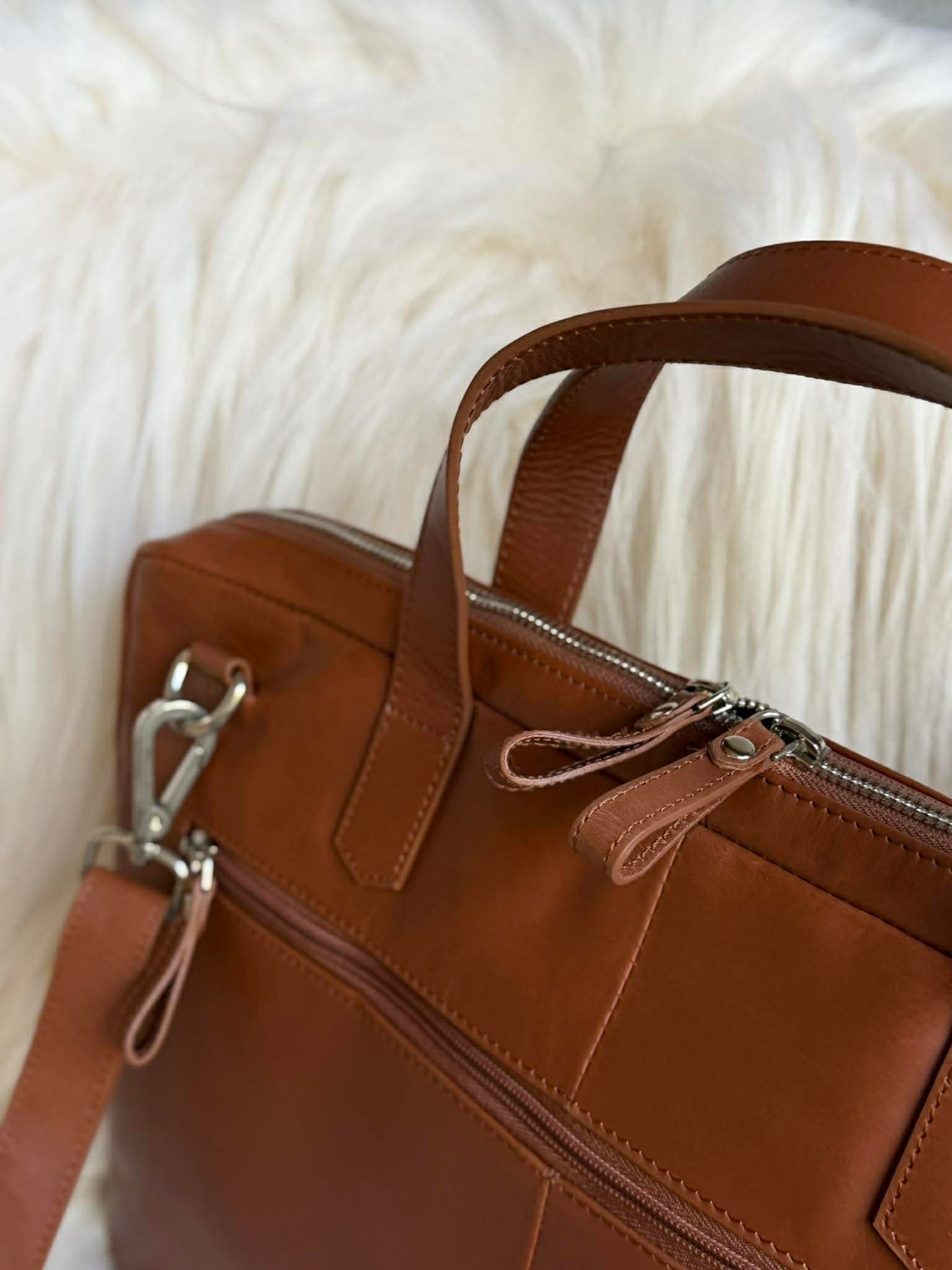 Laptoptasche - LUND New Cognac