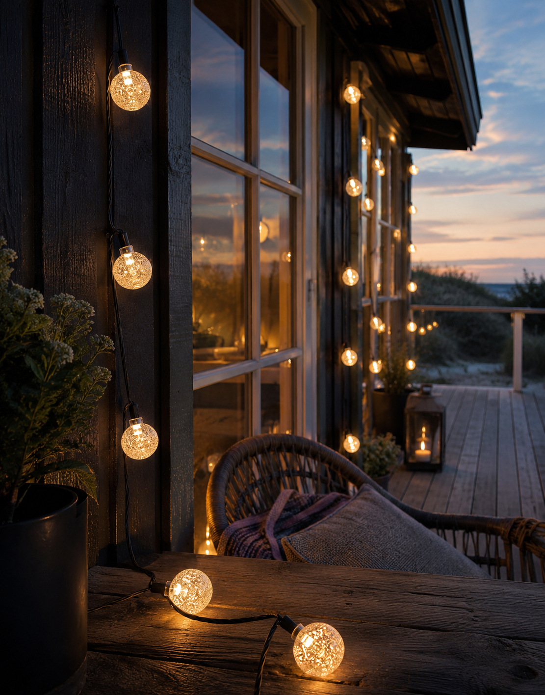 Lichterkette Bella – Solarpanel