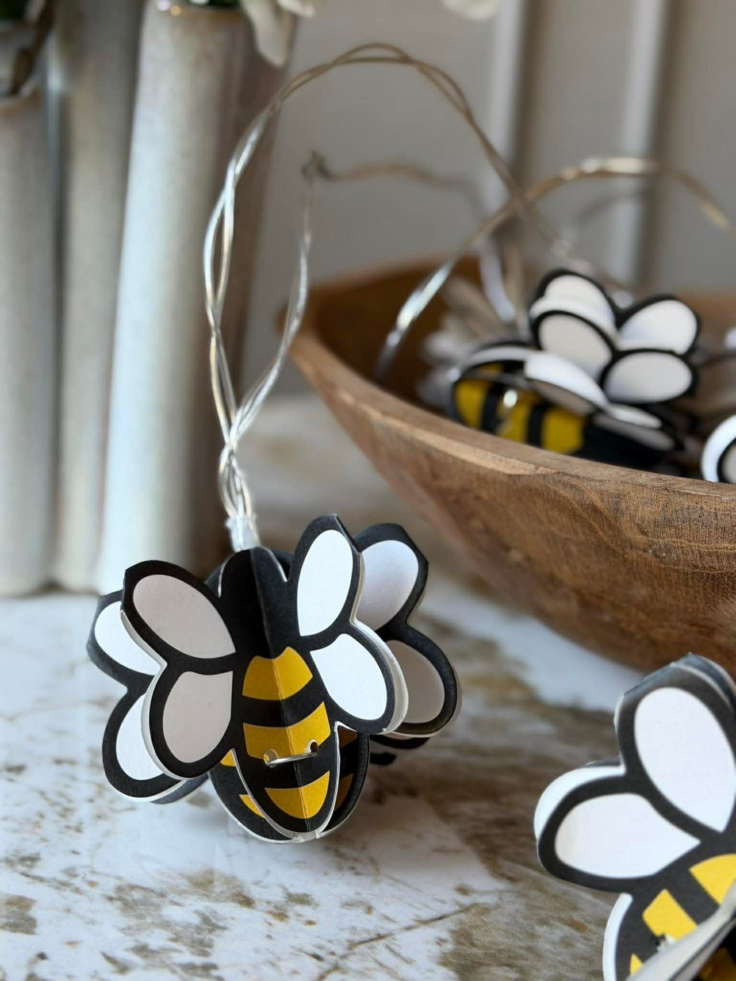 LED-Lichterkette - Bienen