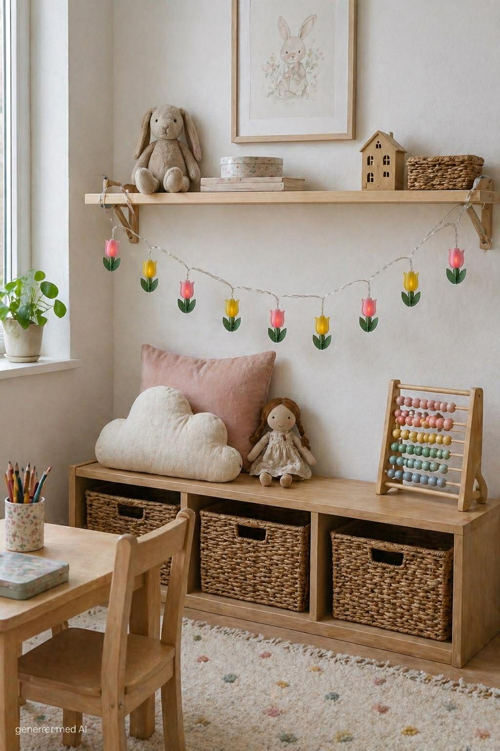 LED-Lichterkette - Blumen