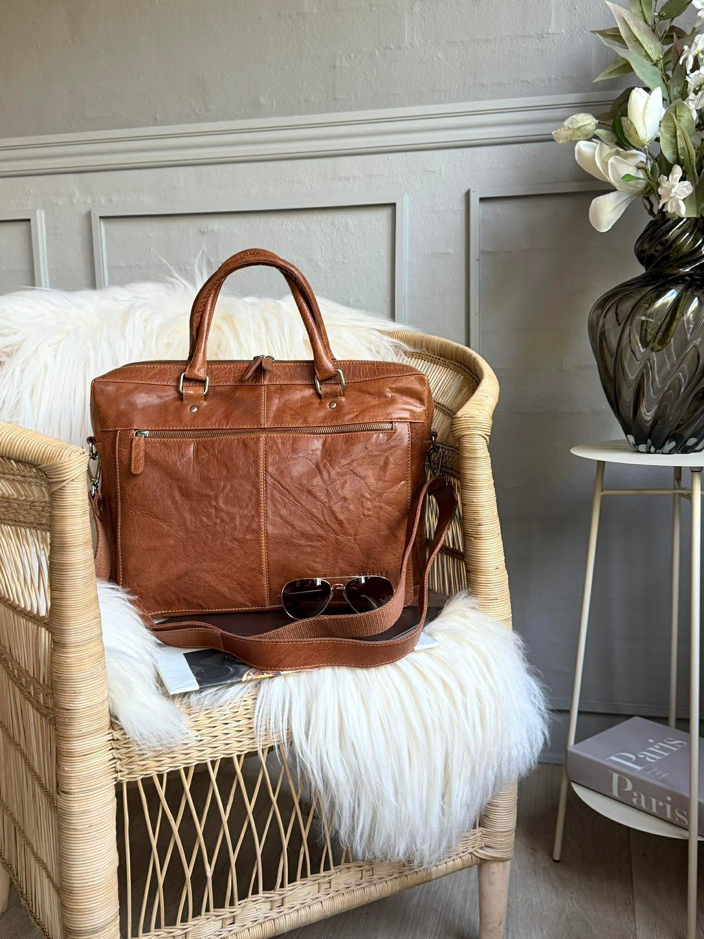 Laptop / Arbeitstasche - New Maisy Cognac