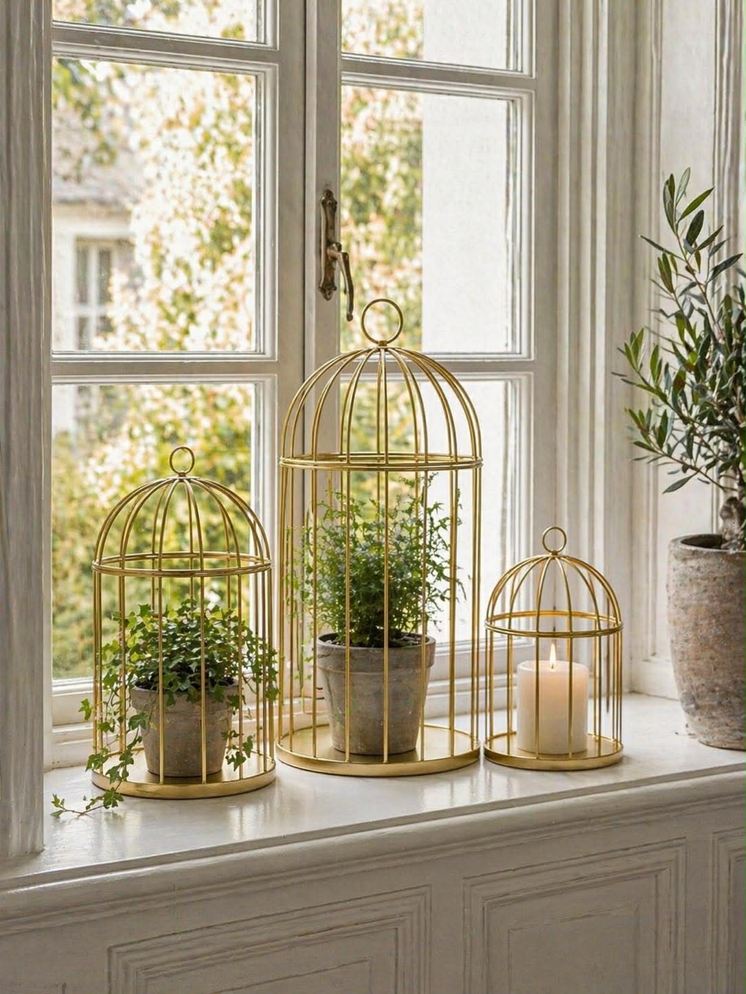 Deko Vogelkäfige - Set mit 3 Stk.