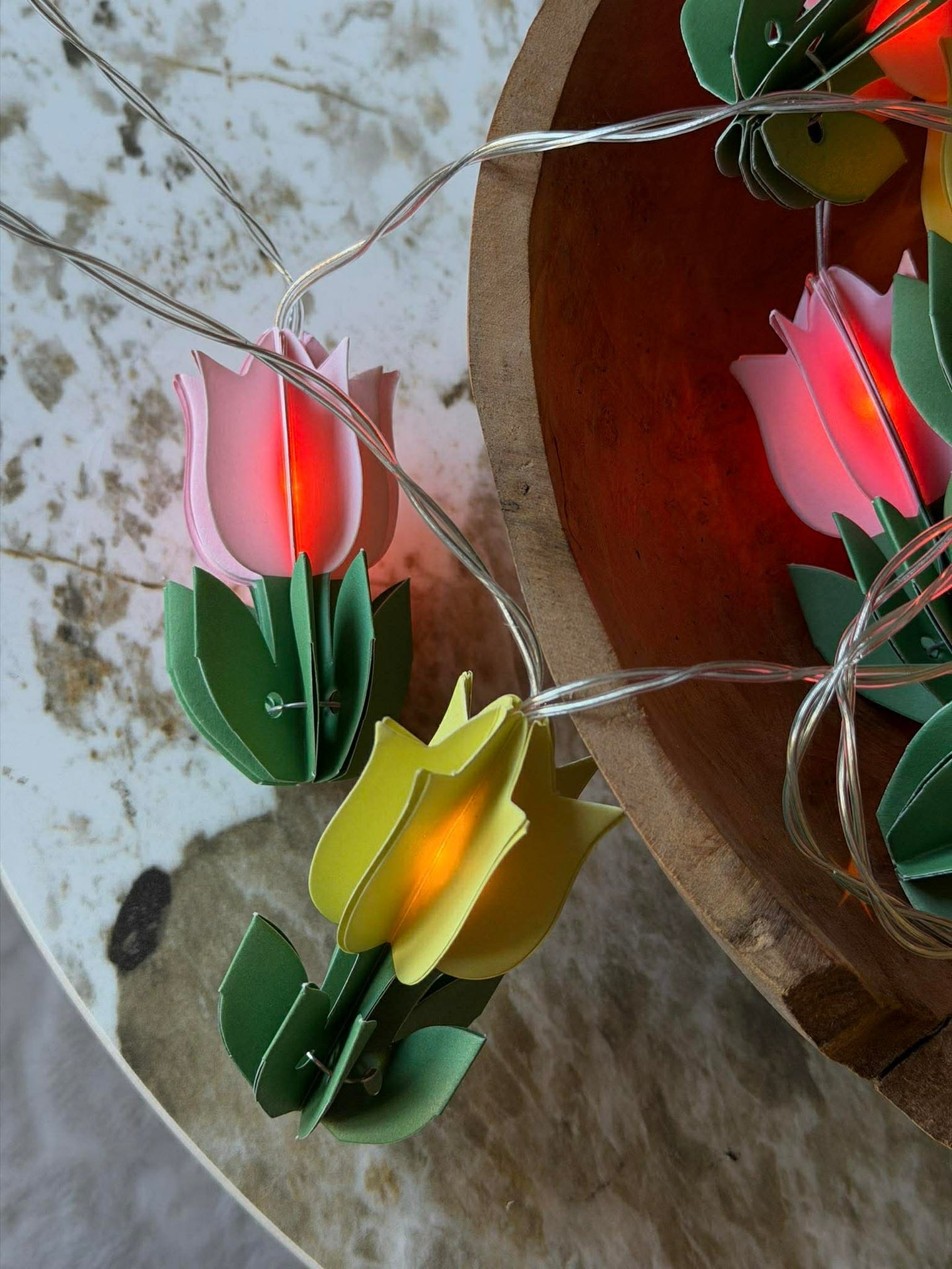 LED-Lichterkette - Blumen