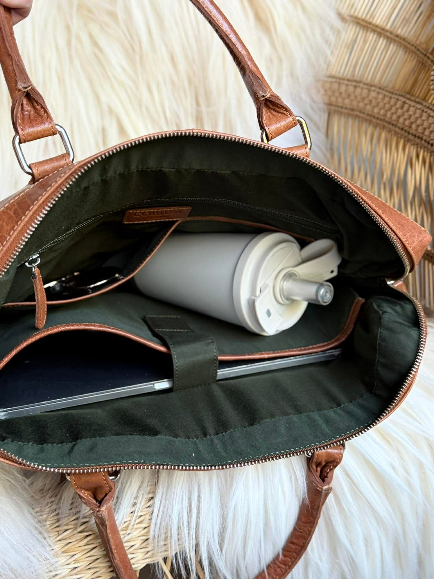 Laptop / Arbeitstasche - New Maisy Cognac