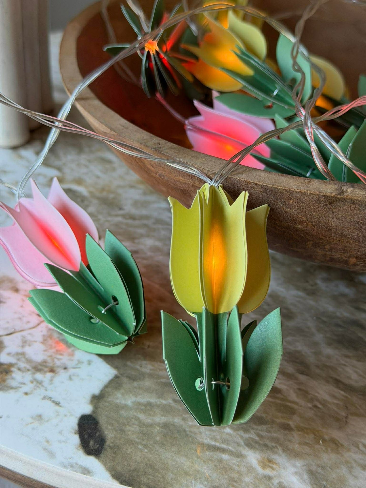LED-Lichterkette - Blumen