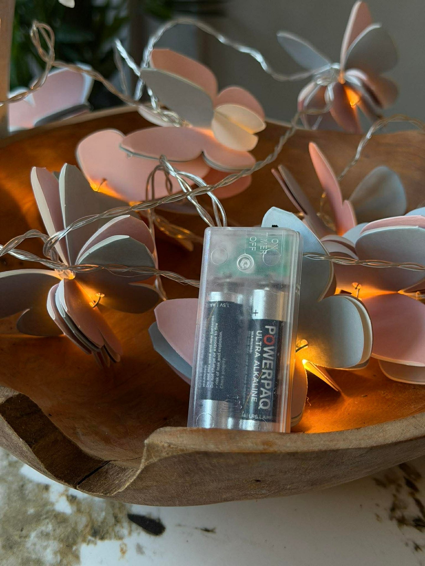 LED-Lichterkette - Schmetterlinge