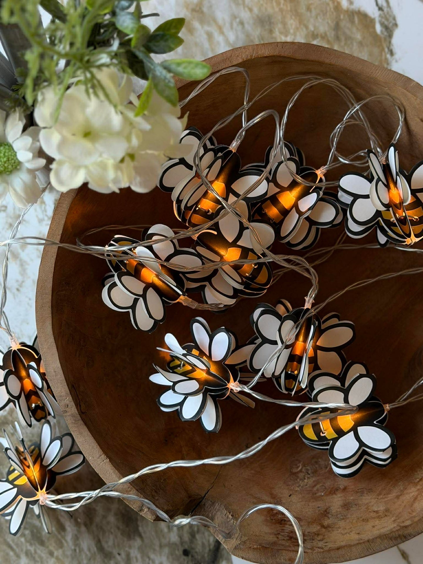 LED-Lichterkette - Bienen