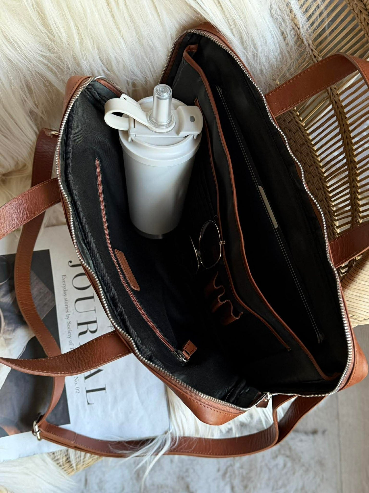 Laptoptasche - LUND New Cognac