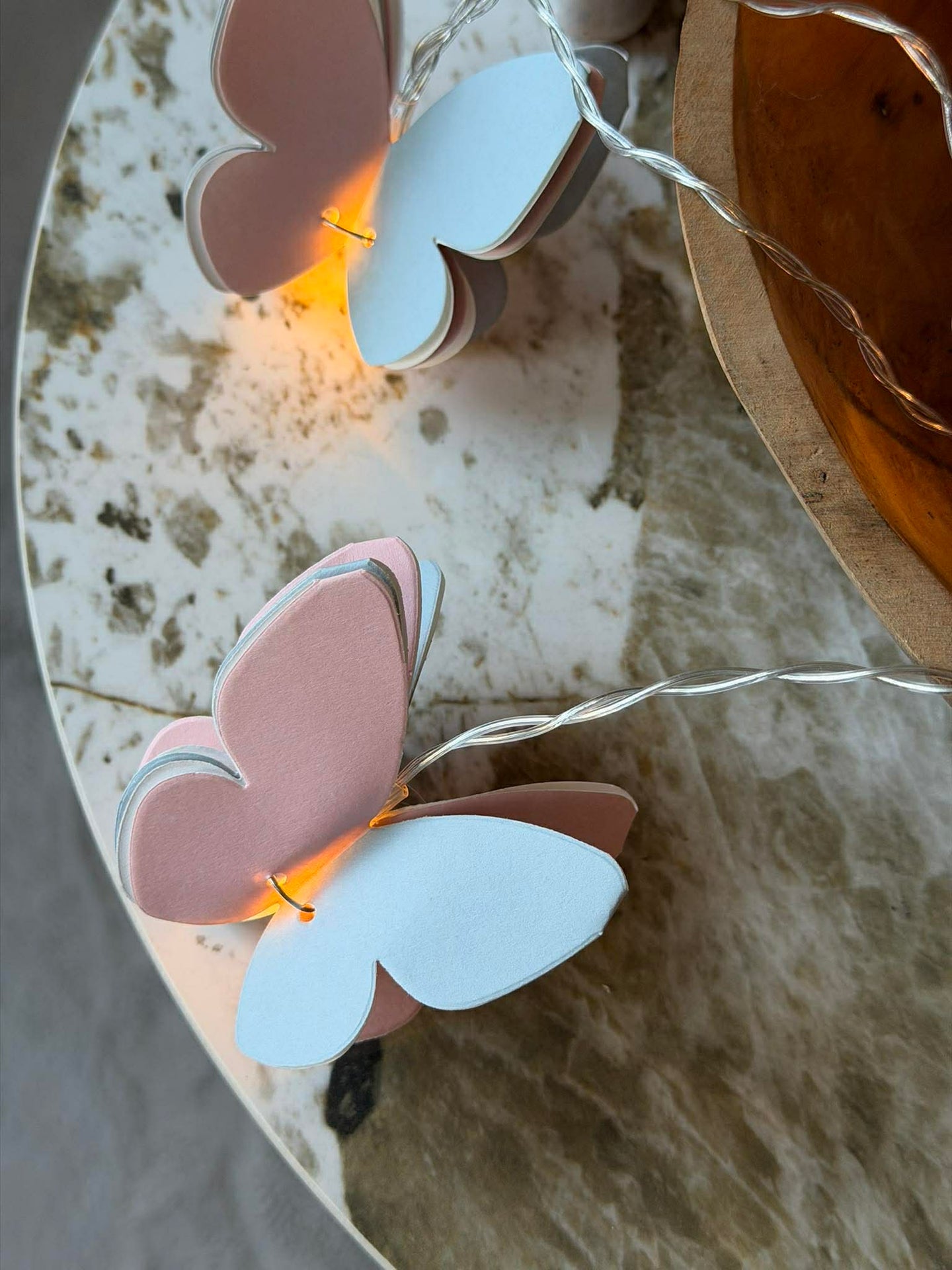 LED-Lichterkette - Schmetterlinge
