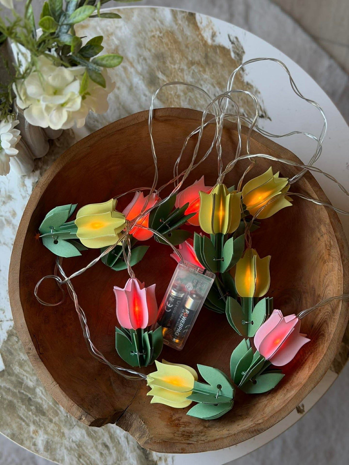 LED-Lichterkette - Blumen