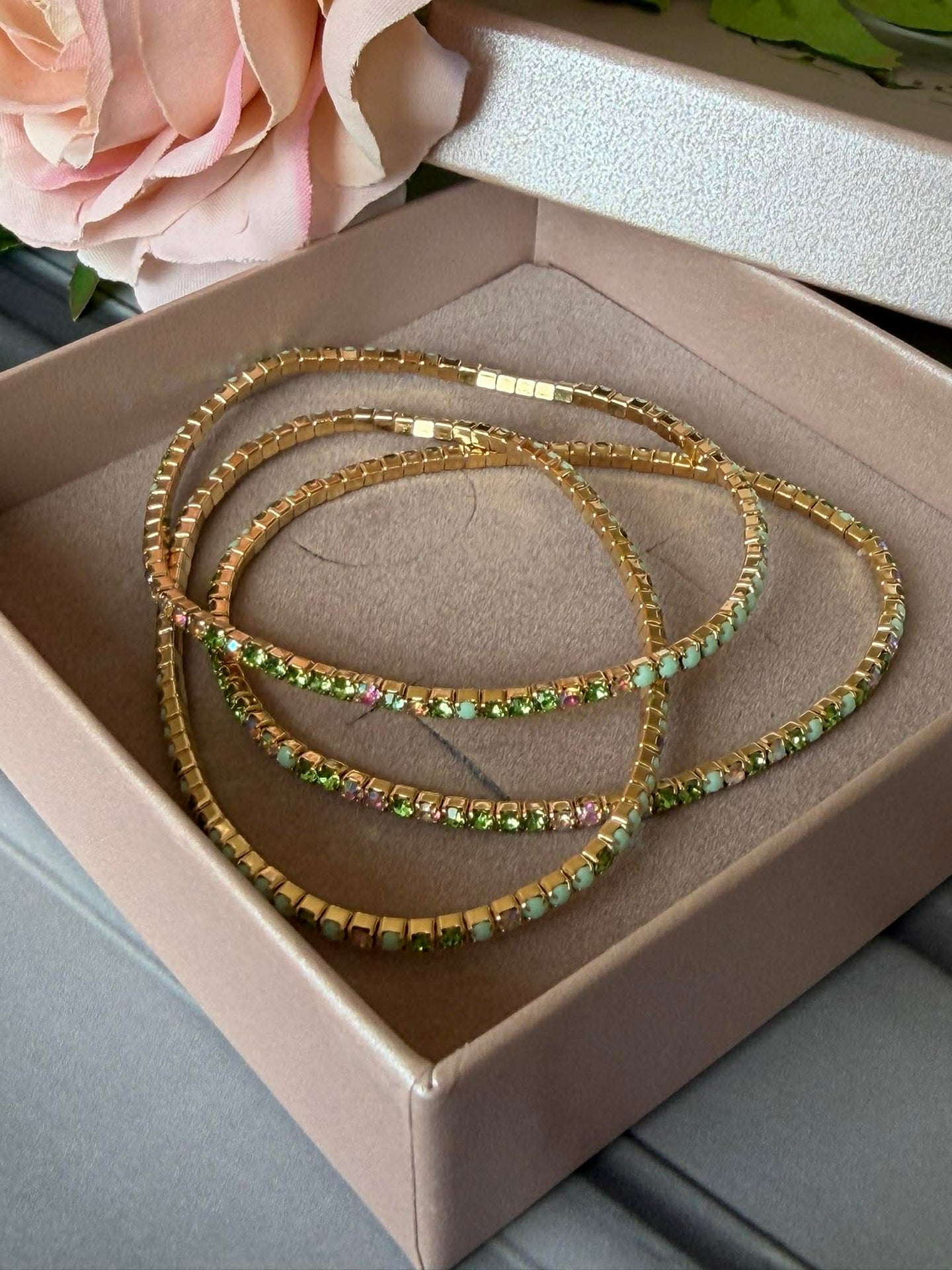 Armband Elare Set/3 - Pistazie